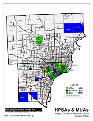 Current & Newly-Indexed Tri-County MUA Tracts with HPSA-Designated Tracts Identified